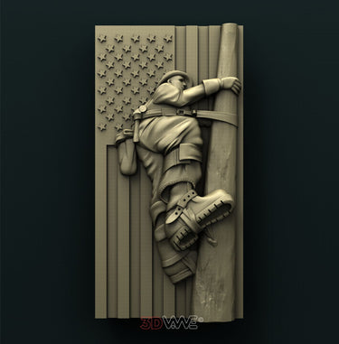 AMERICAN LINEMAN 3D STL 3DWave